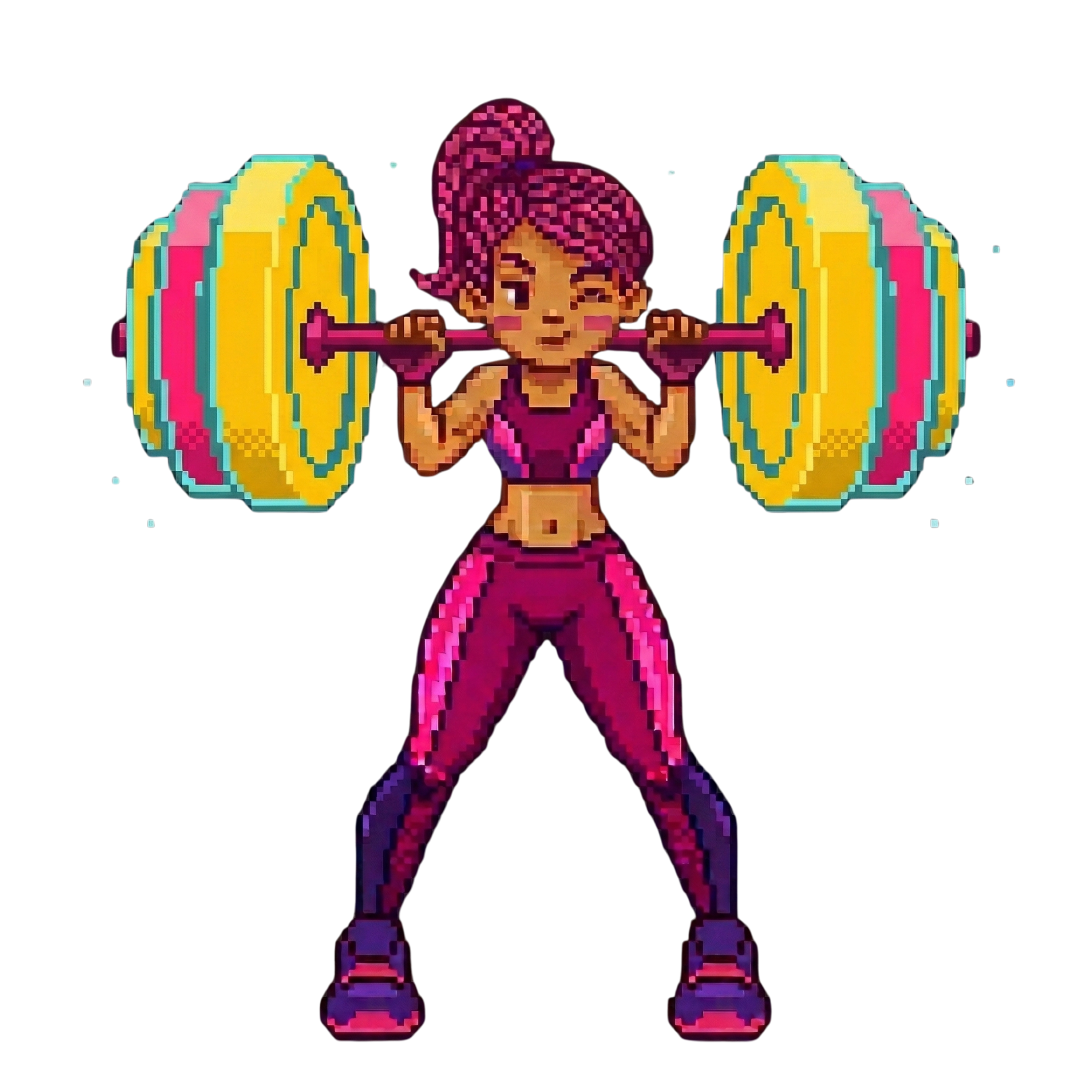 Pixie MoreGain — Morgane Fitness mascot